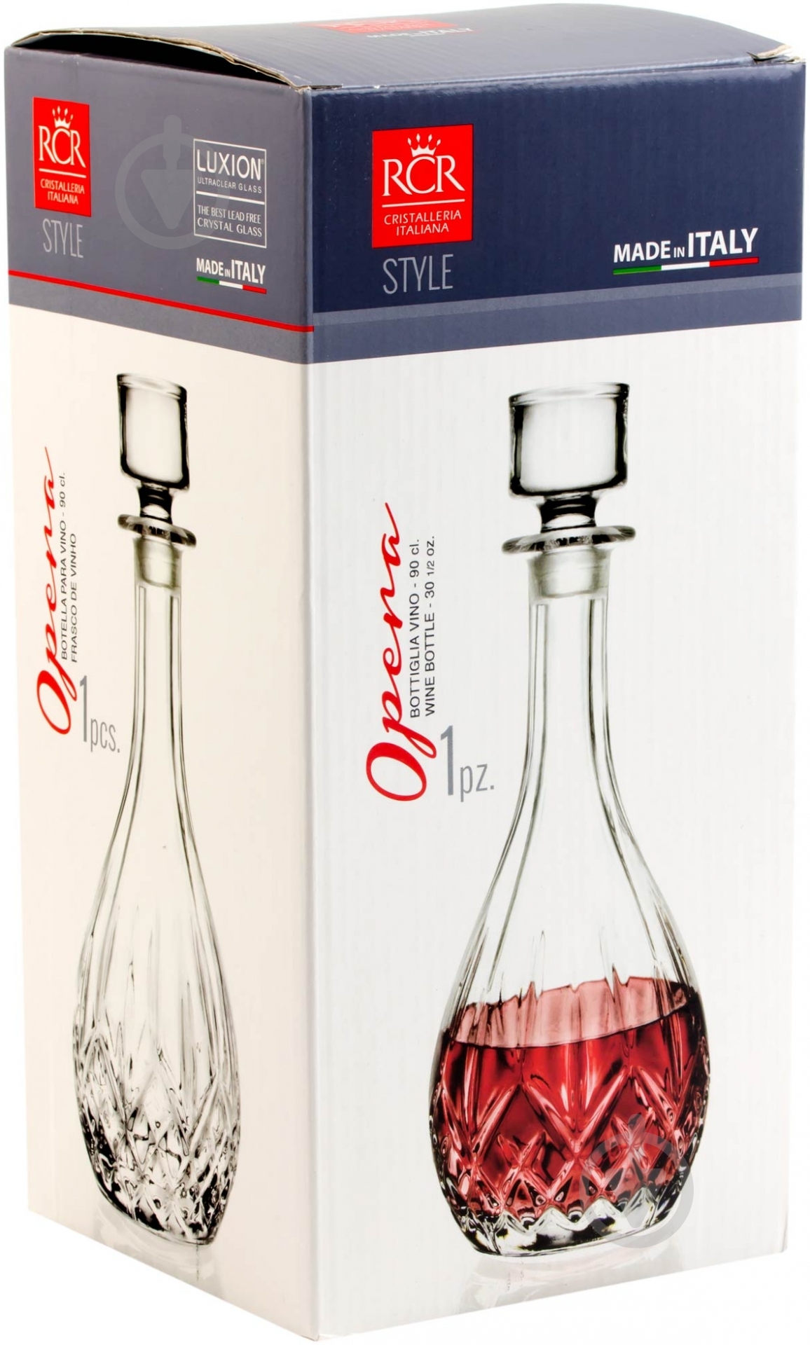 Графин для вина RCR Opera 0,9 л 51393020106 - фото 2