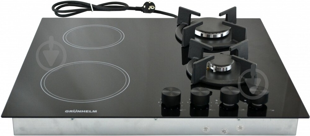 Варочная поверхность комбинированная Grunhelm GPK 9412 BF - фото 1 Варочная поверхность комбинированная Grunhelm GPK 9412 BF - фото 1