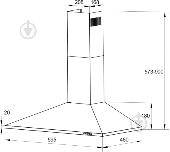 Вытяжка Grunhelm GVK 234 I - фото 4