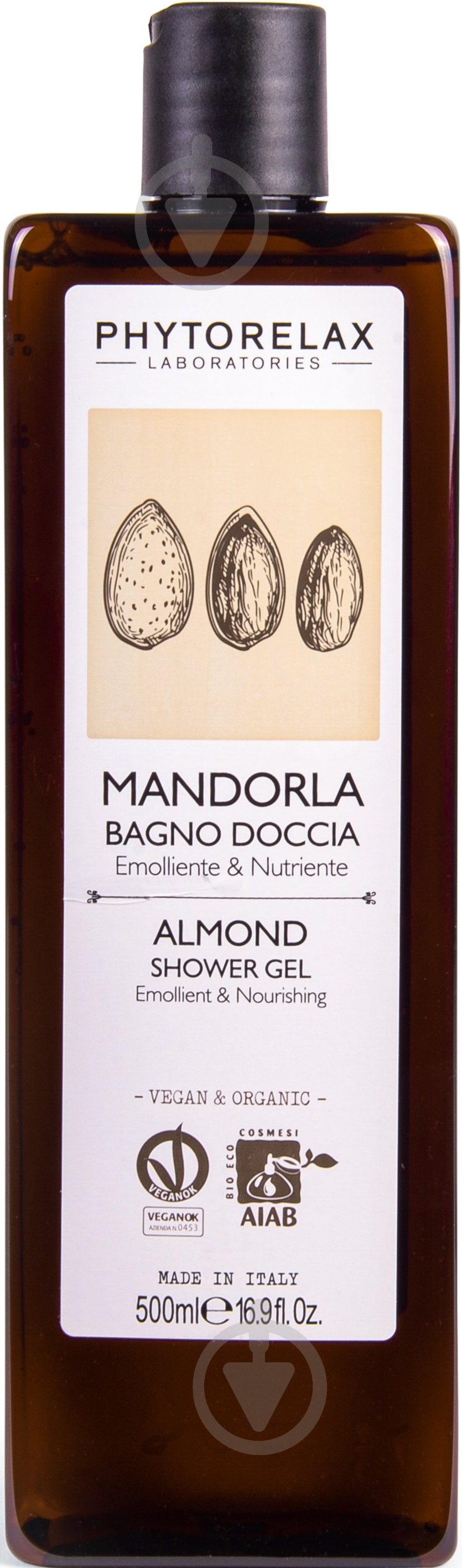 Гель для душу Phytorelax Almond V&O 500 мл - фото 1