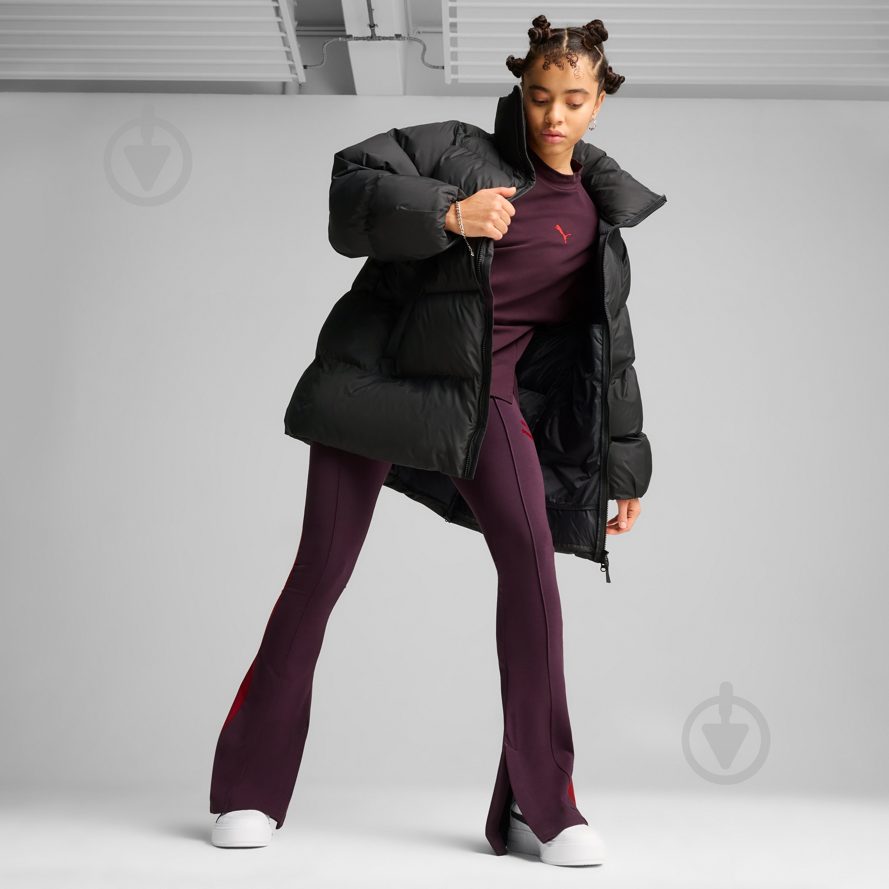 Куртка женская зимняя Puma OVERSIZED PUFFER JACKET 62747201 р.S черная - фото 5