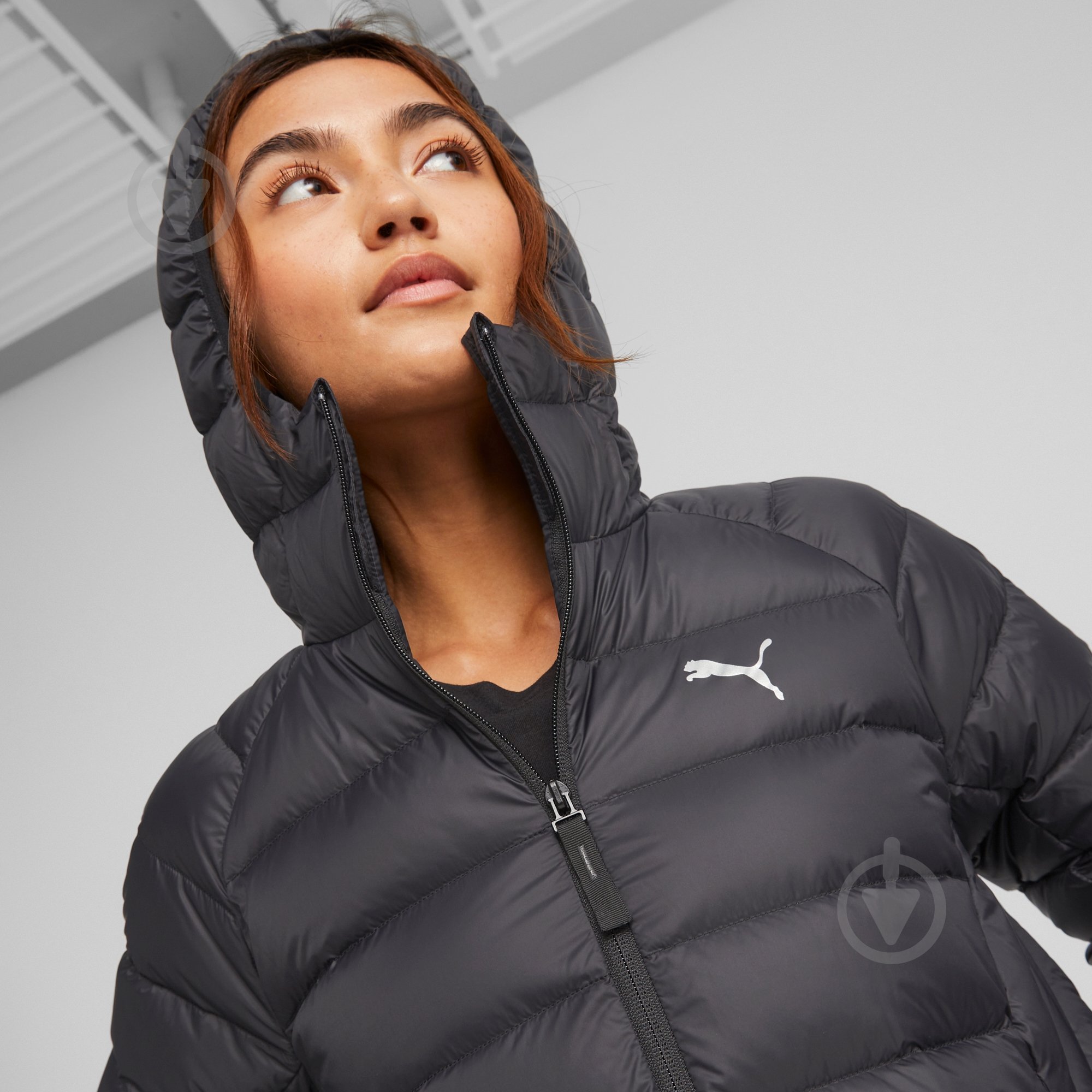 Пуховик жіночий зимовий Puma PACKLITE HOODED DOWN JACKET 84940701 р.S чорний - фото 5