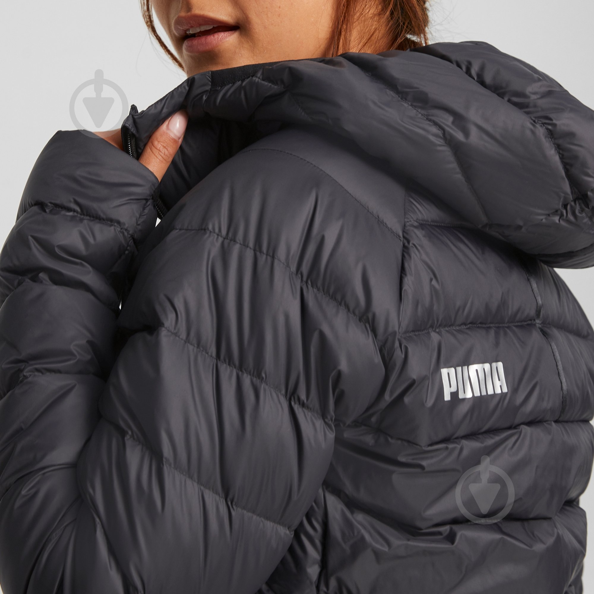 Пуховик жіночий зимовий Puma PACKLITE HOODED DOWN JACKET 84940701 р.S чорний - фото 7