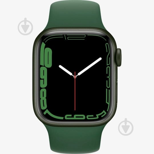 Смарт-часы Apple Watch Series 7 GPS 41mm green Aluminium Case with Clover Sport Band (MKN03UL/A) - фото 2