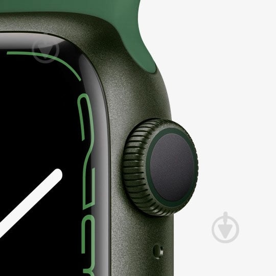 Смарт-часы Apple Watch Series 7 GPS 41mm green Aluminium Case with Clover Sport Band (MKN03UL/A) - фото 3