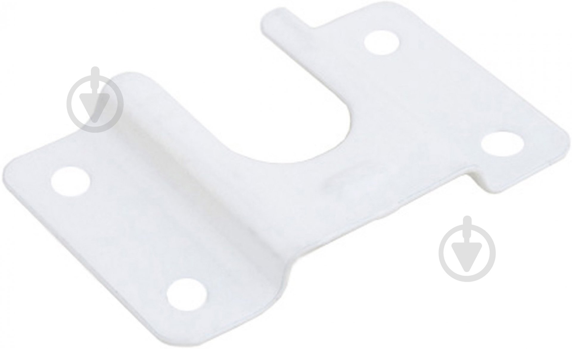 Держатель штанги Rejs под овальную трубу белый - фото 1