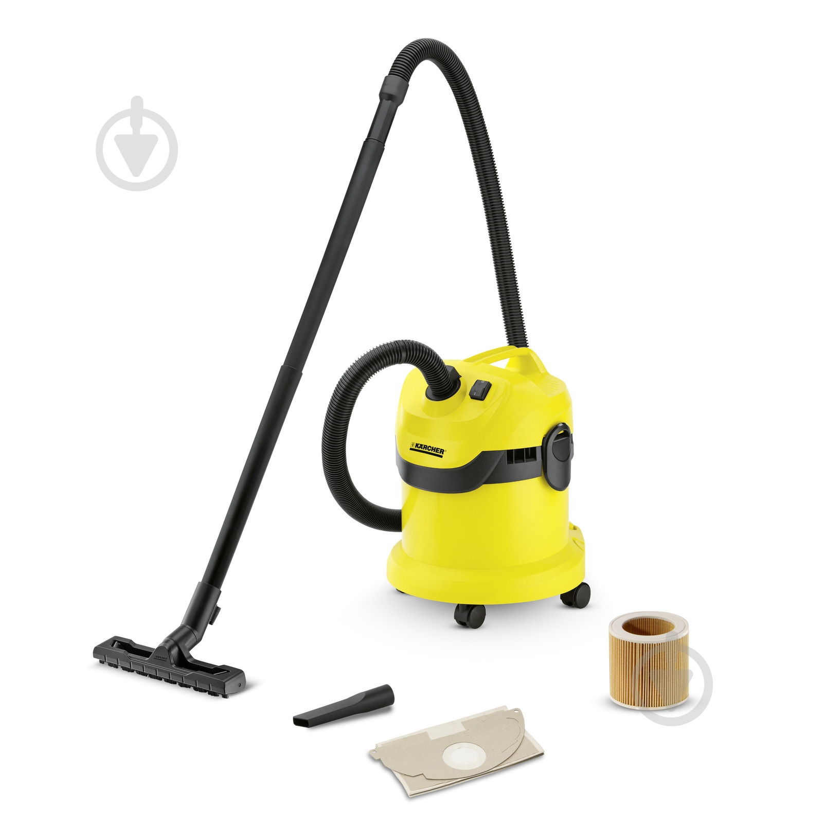 Пылесос Karcher WD MV 2 (WD2) + фильтр 9.611-799.0 - фото 1