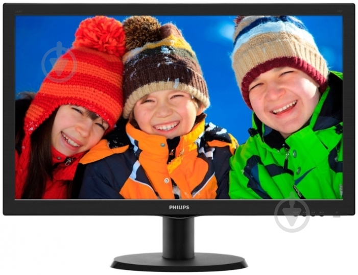 Монитор Philips LED TN 23.6" (243V5LSB/00/01) - фото 1