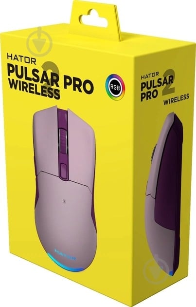 Миша Hator Pulsar 2 Pro Wireless lilac (HTM-534) - фото 7 Миша Hator Pulsar 2 Pro Wireless lilac (HTM-534) - фото 7