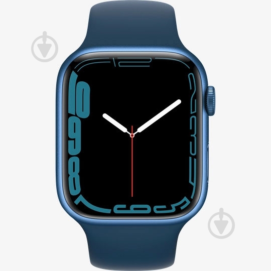 Смарт-годинник Apple Watch Series 7 GPS 45mm blue Aluminium Case with Abyss Blue Sport Band (MKN83UL/A) - фото 2
