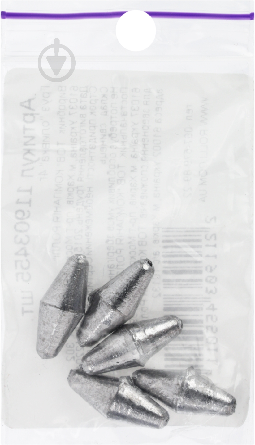 Грузило 4 г 5 шт. - фото 2