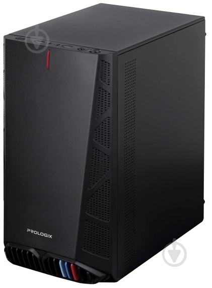 Корпус PrologiX E112 Black Tempered Glas - фото 2