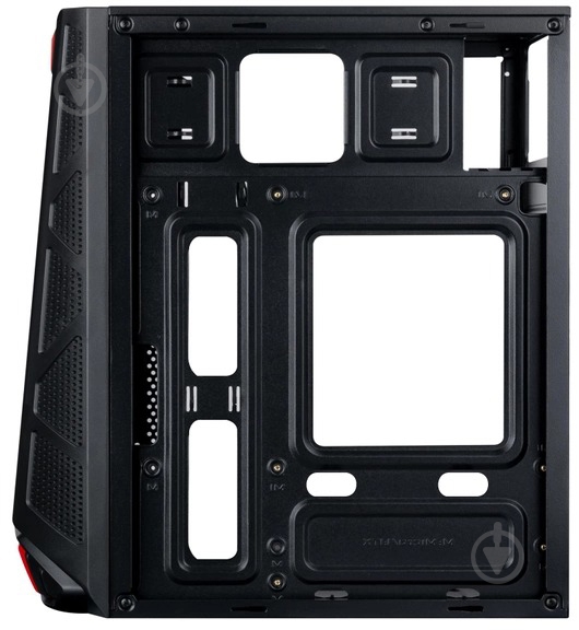 Корпус PrologiX E112 Black Tempered Glas - фото 6