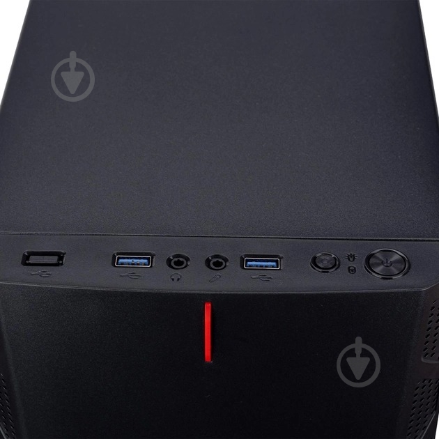 Корпус PrologiX E112 Black Tempered Glas - фото 9