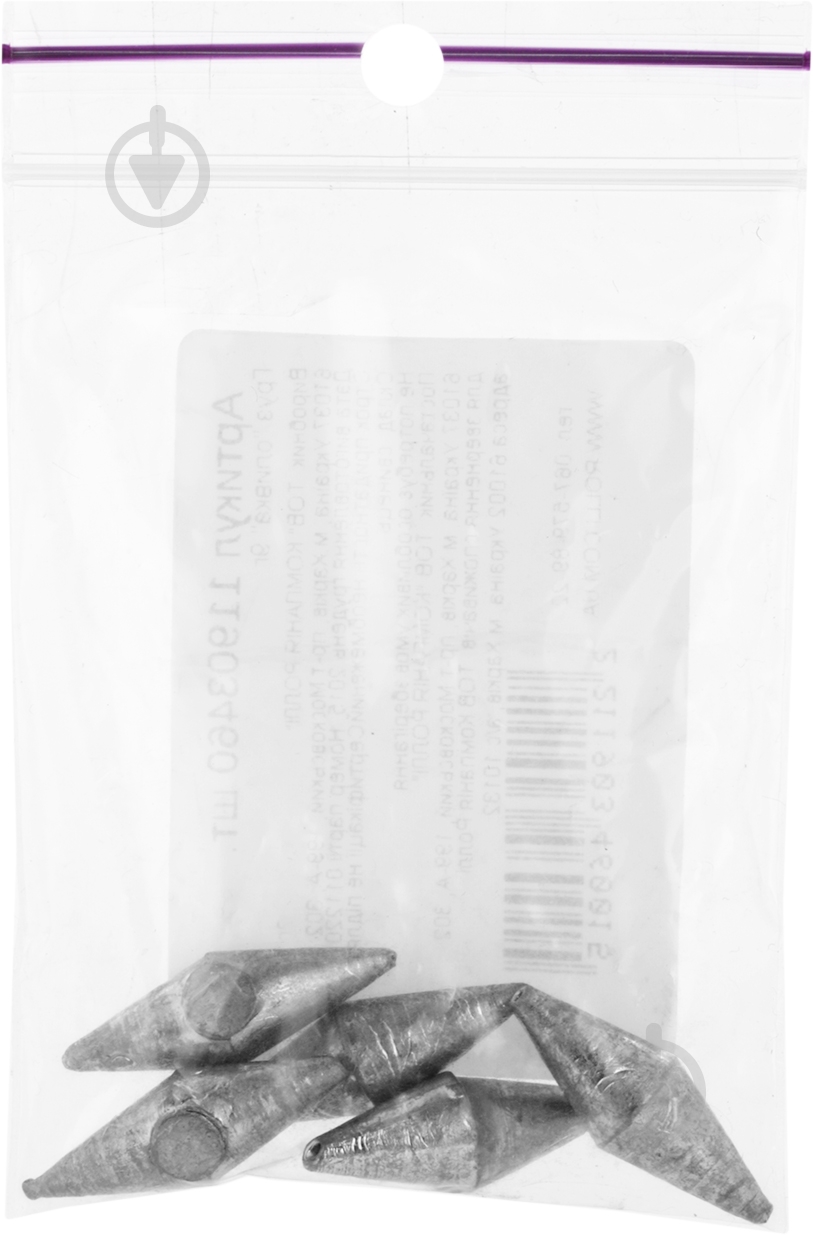 Грузило 9 г 5 шт. - фото 2