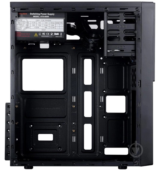 Корпус PrologiX E111 450W Black - фото 8 Корпус PrologiX E111 450W Black - фото 8