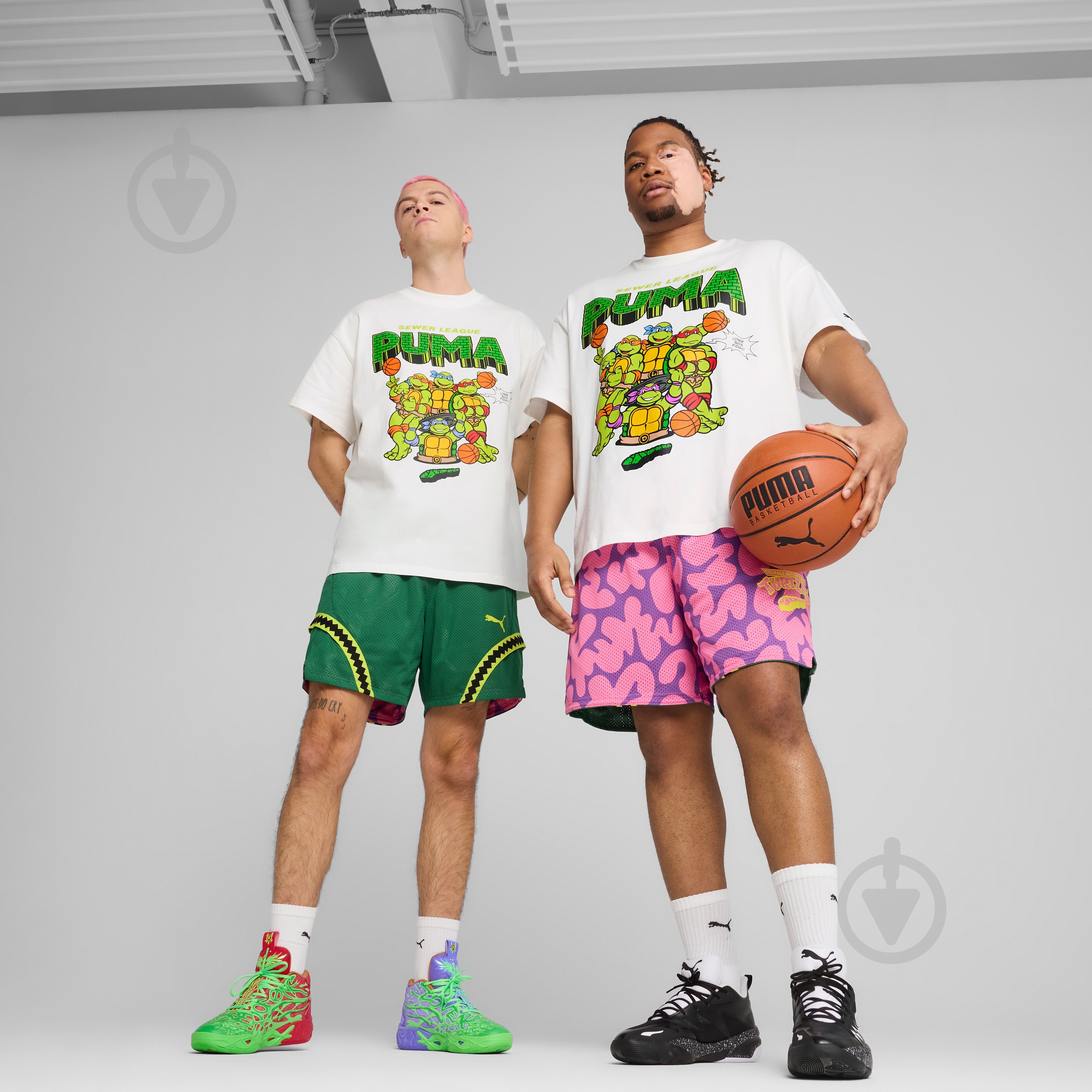 ᐉ Шорти Puma Hoops x TMNT Short 63093101 р. 2XL різнокольоровий