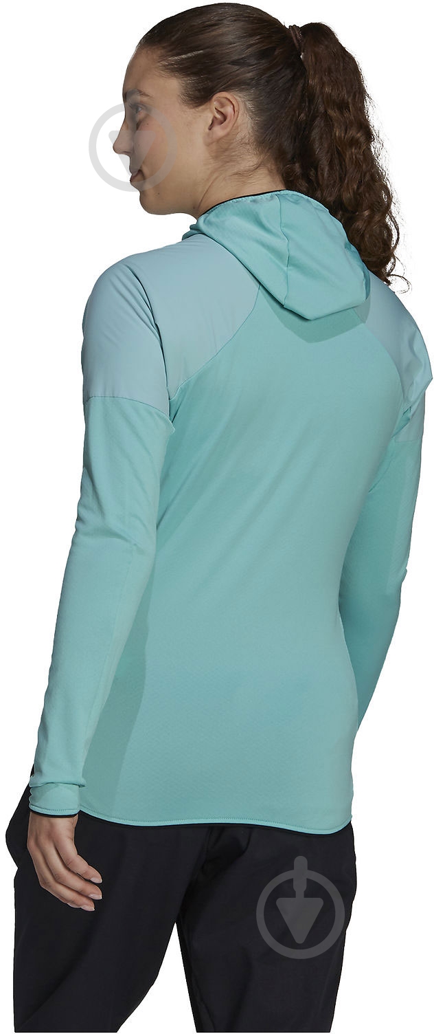 Куртка Adidas GI7195 р.L бирюзовый - фото 4