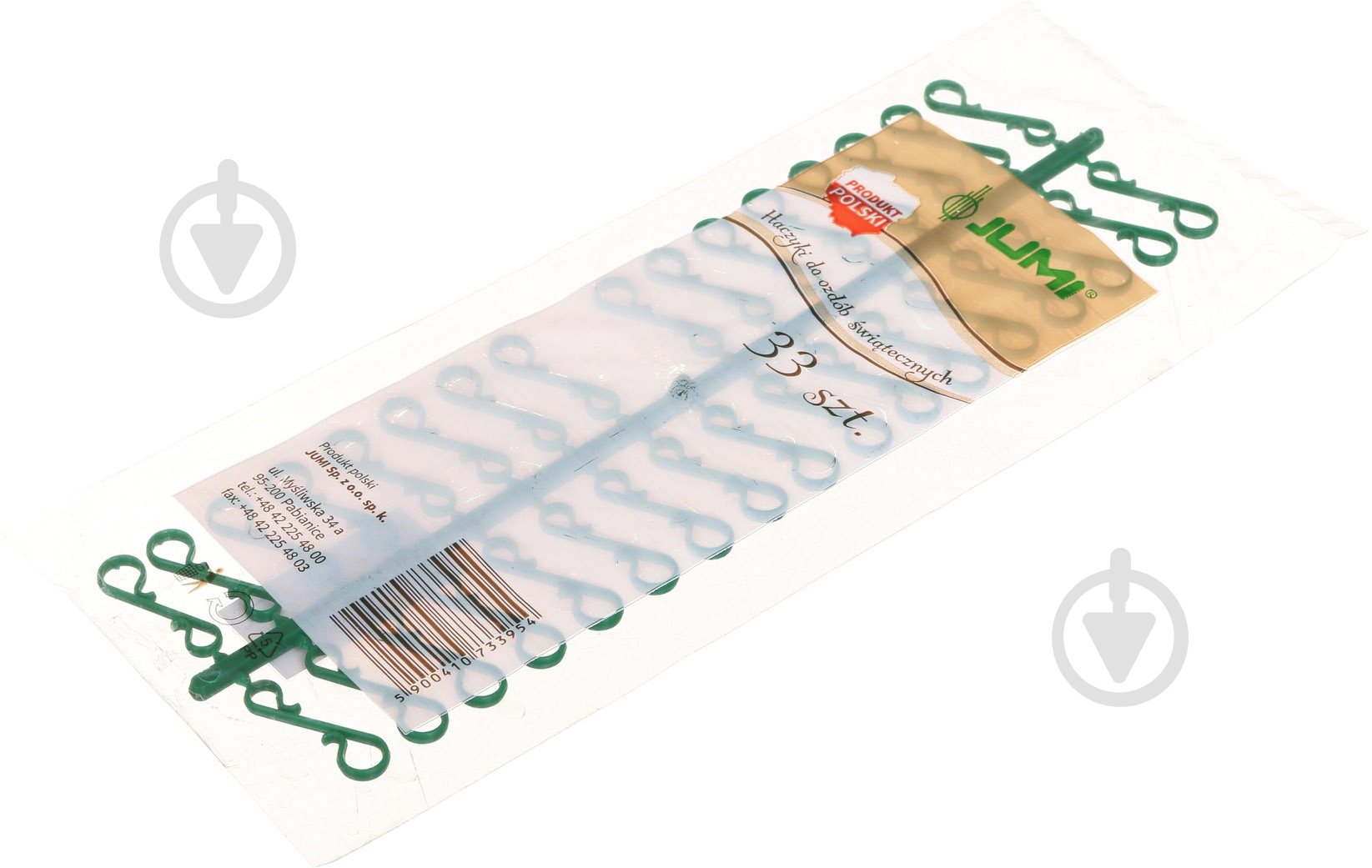 Крючки пластик 33 шт. зеленые - фото 3 Крючки пластик 33 шт. зеленые - фото 3