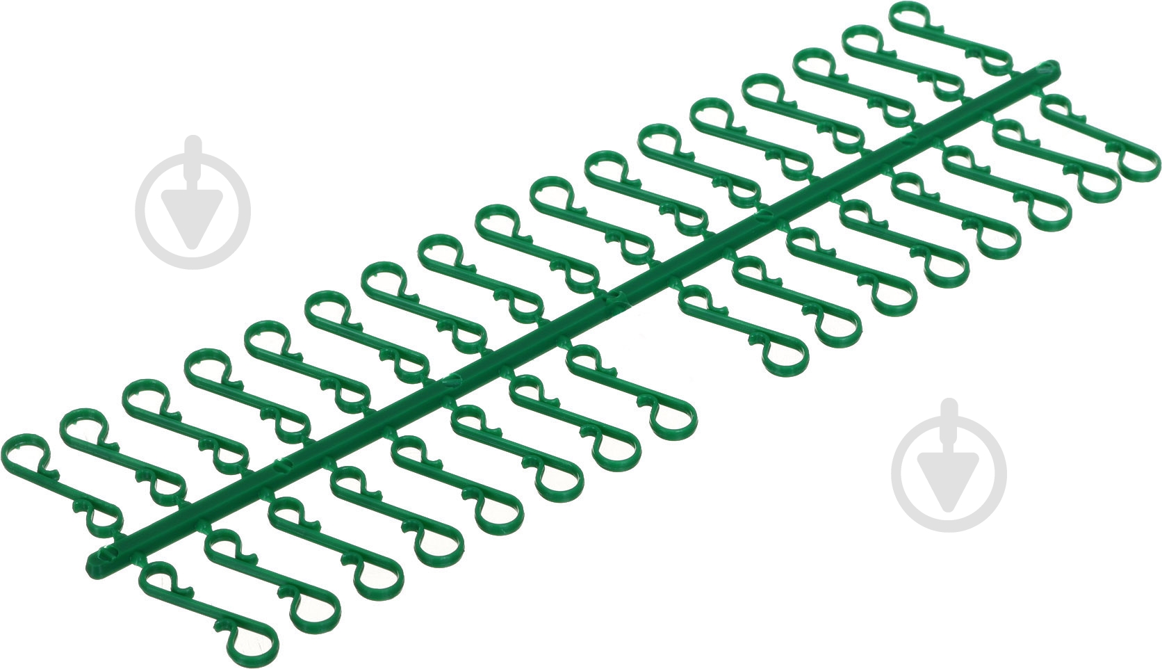 Крючки пластик 33 шт. зеленые - фото 1 Крючки пластик 33 шт. зеленые - фото 1