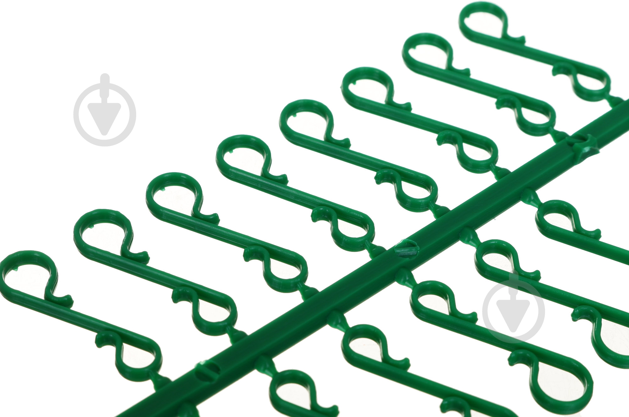 Крючки пластик 33 шт. зеленые - фото 2 Крючки пластик 33 шт. зеленые - фото 2