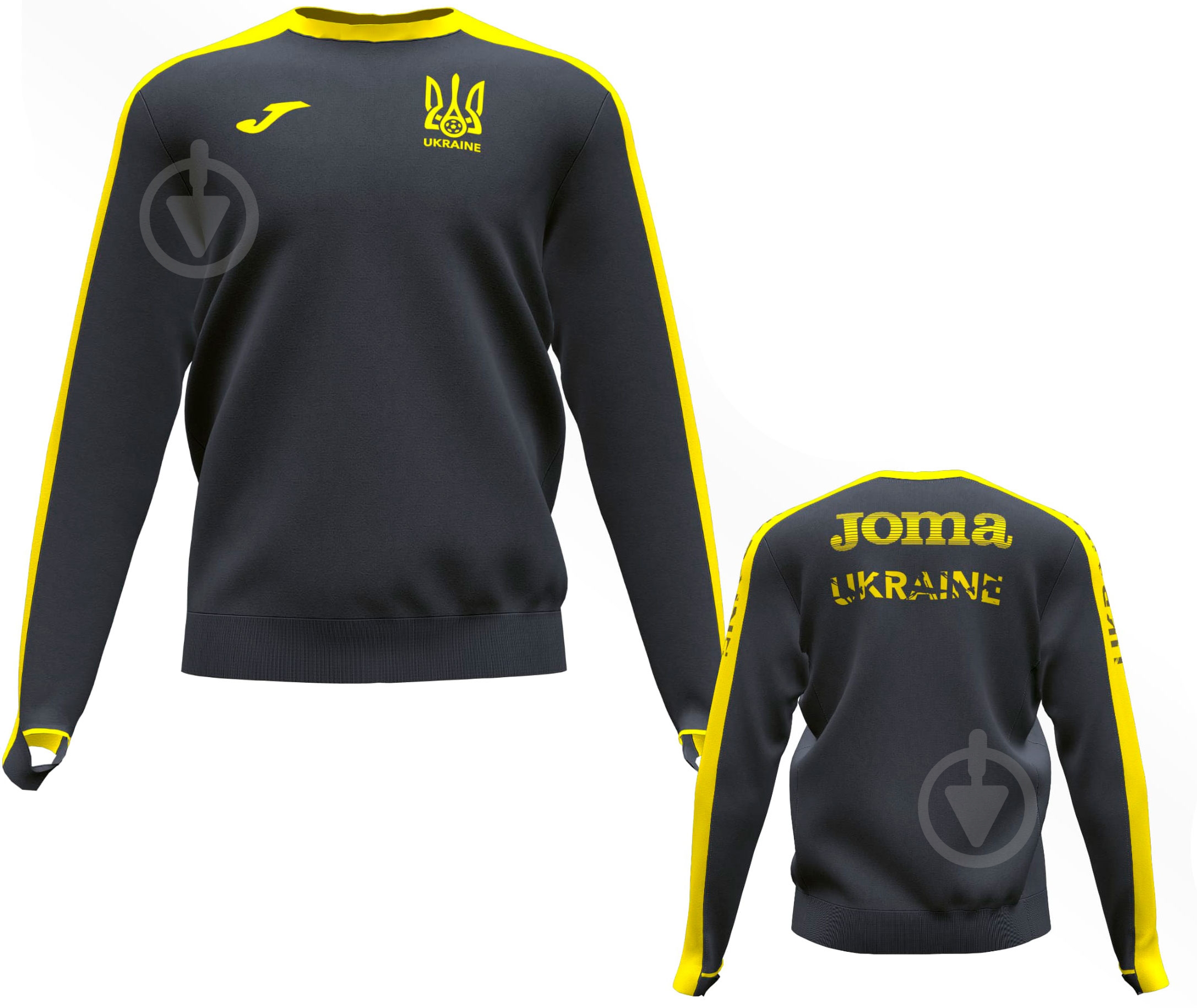 Джемпер Joma FED. FUTBOL UCRANIA AT102363A159 р. XL серый - фото 1