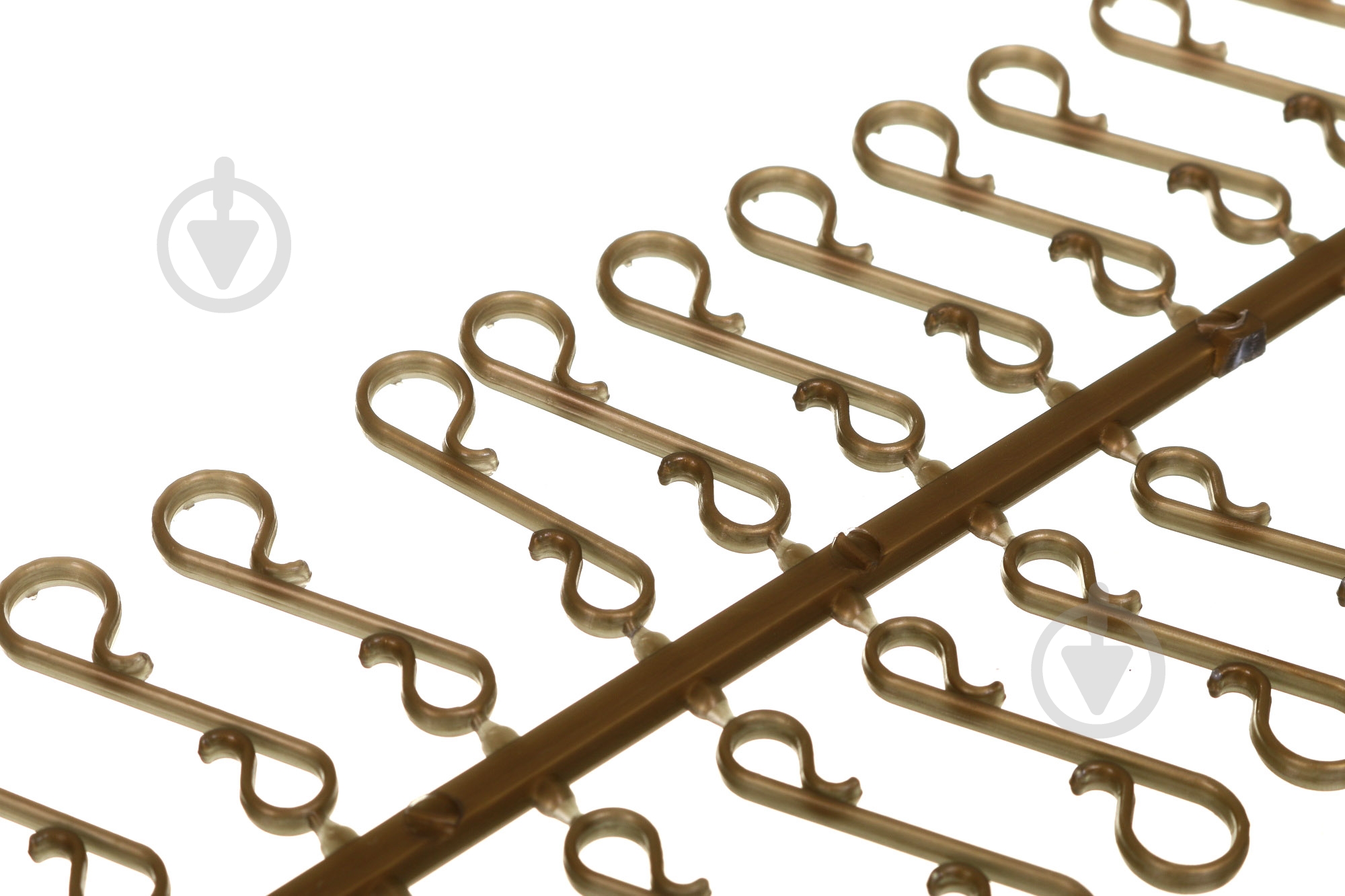 Крючки пластик 33 шт. желтые - фото 2