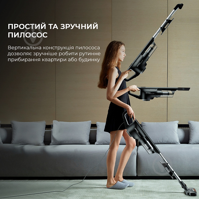 Пылесос Deerma Stick Vacuum Cleaner Cord DX600 white - фото 8