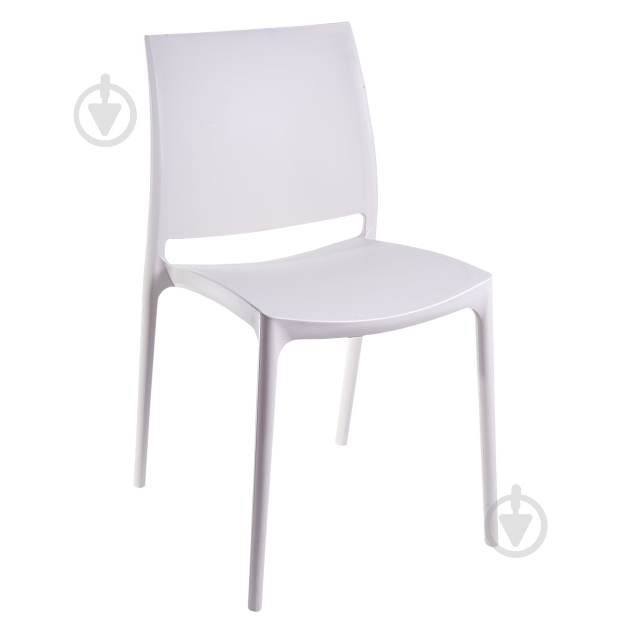 Стул обеденный Эмма new белый /белый - фото 1