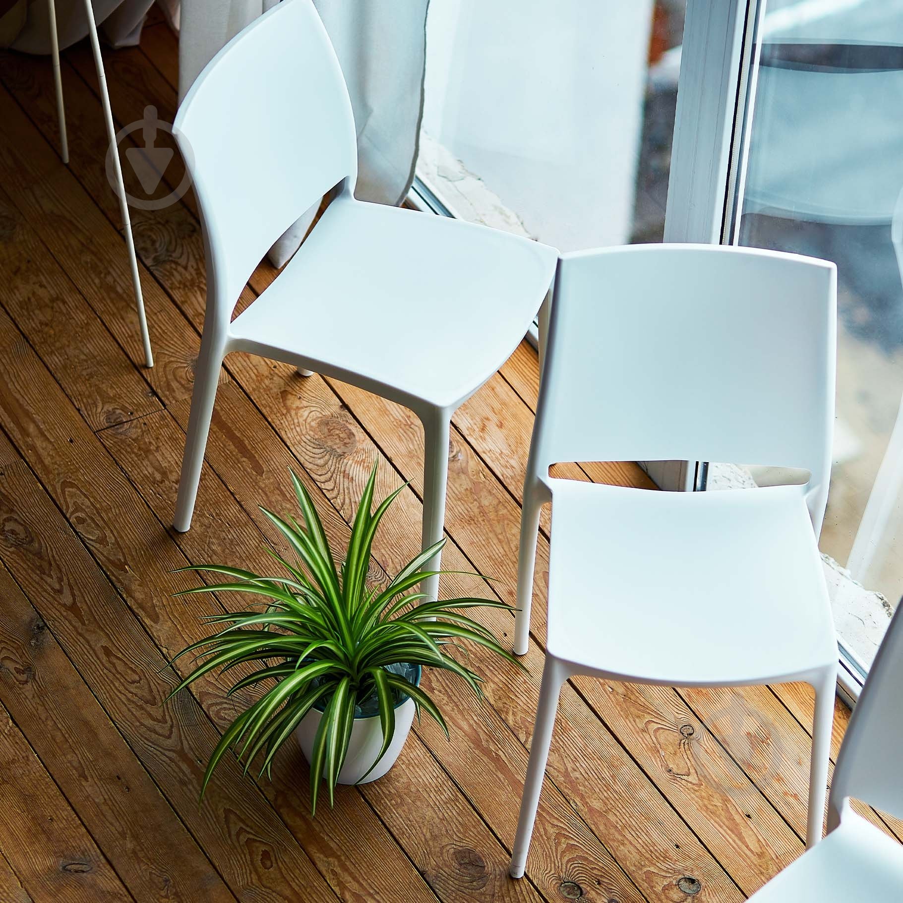 Стул обеденный Эмма new белый /белый - фото 3