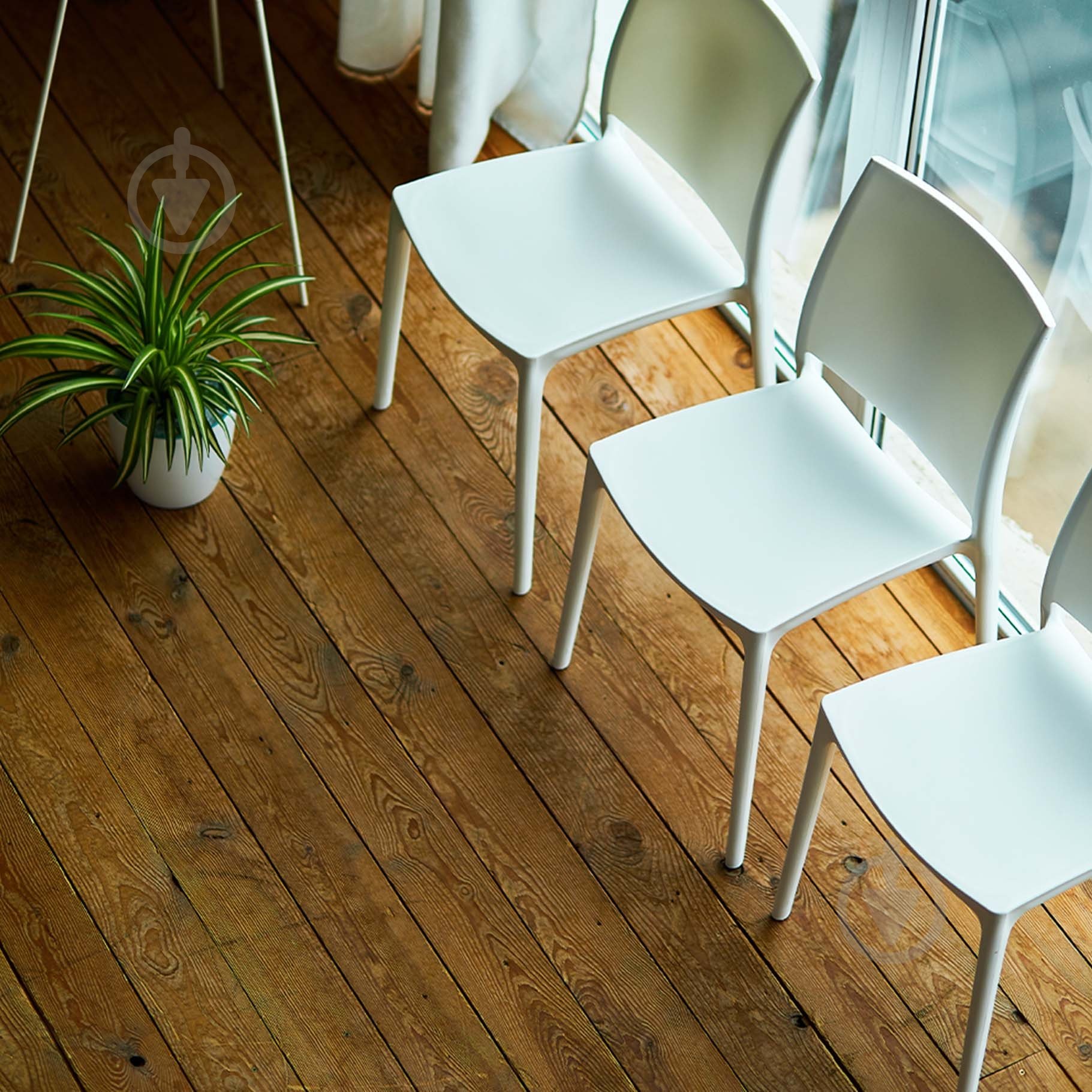 Стул обеденный Эмма new белый /белый - фото 2