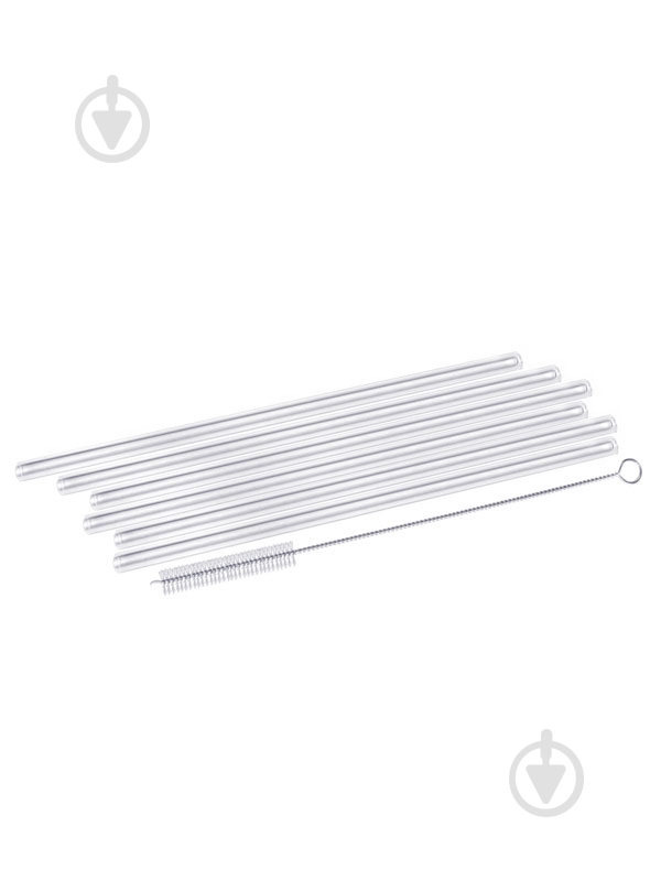 Набор трубочек Simax для напитков 23 см 6+1 - фото 1