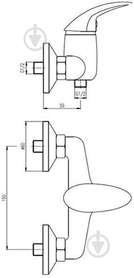 Смеситель для душа Deante Taga BFТ 041M - фото 5