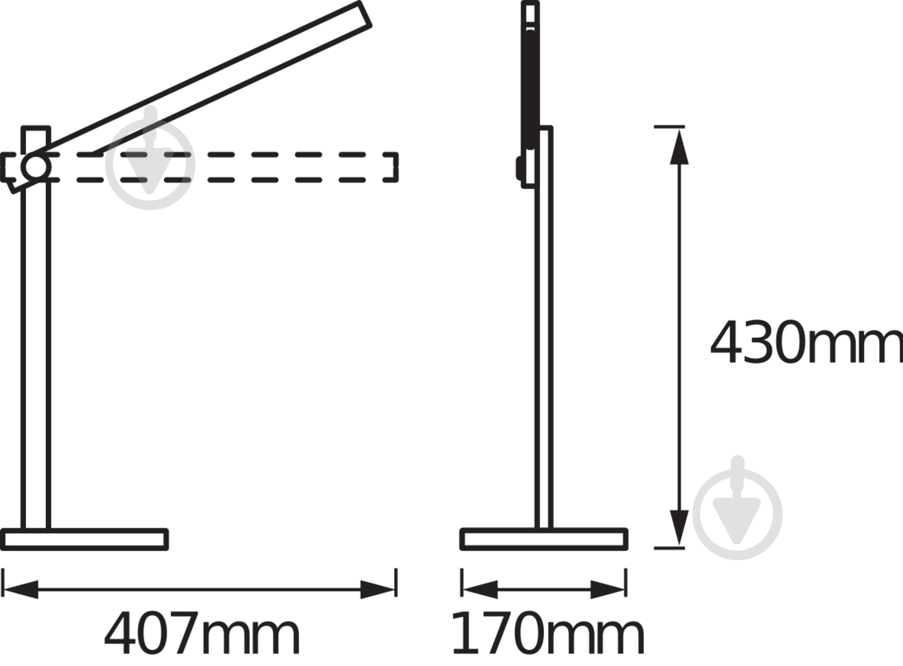 ВИТРИНА! Настольная лампа Ledvance ALU dim ССТ 7 Вт черный - фото 5 ВИТРИНА! Настольная лампа Ledvance ALU dim ССТ 7 Вт черный - фото 5