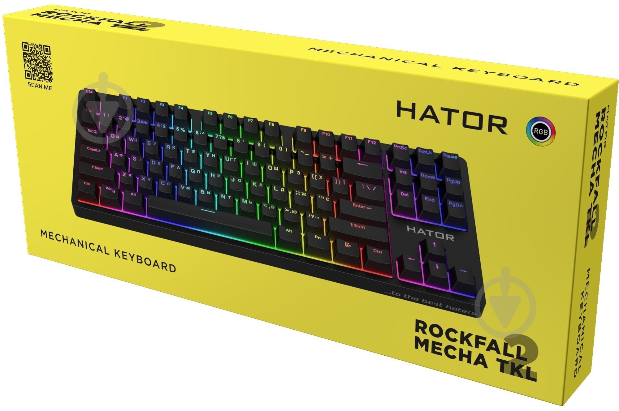 Клавиатура Hator Rockfall 2 Mecha TKL (HTK-520) black - фото 6 Клавиатура Hator Rockfall 2 Mecha TKL (HTK-520) black - фото 6