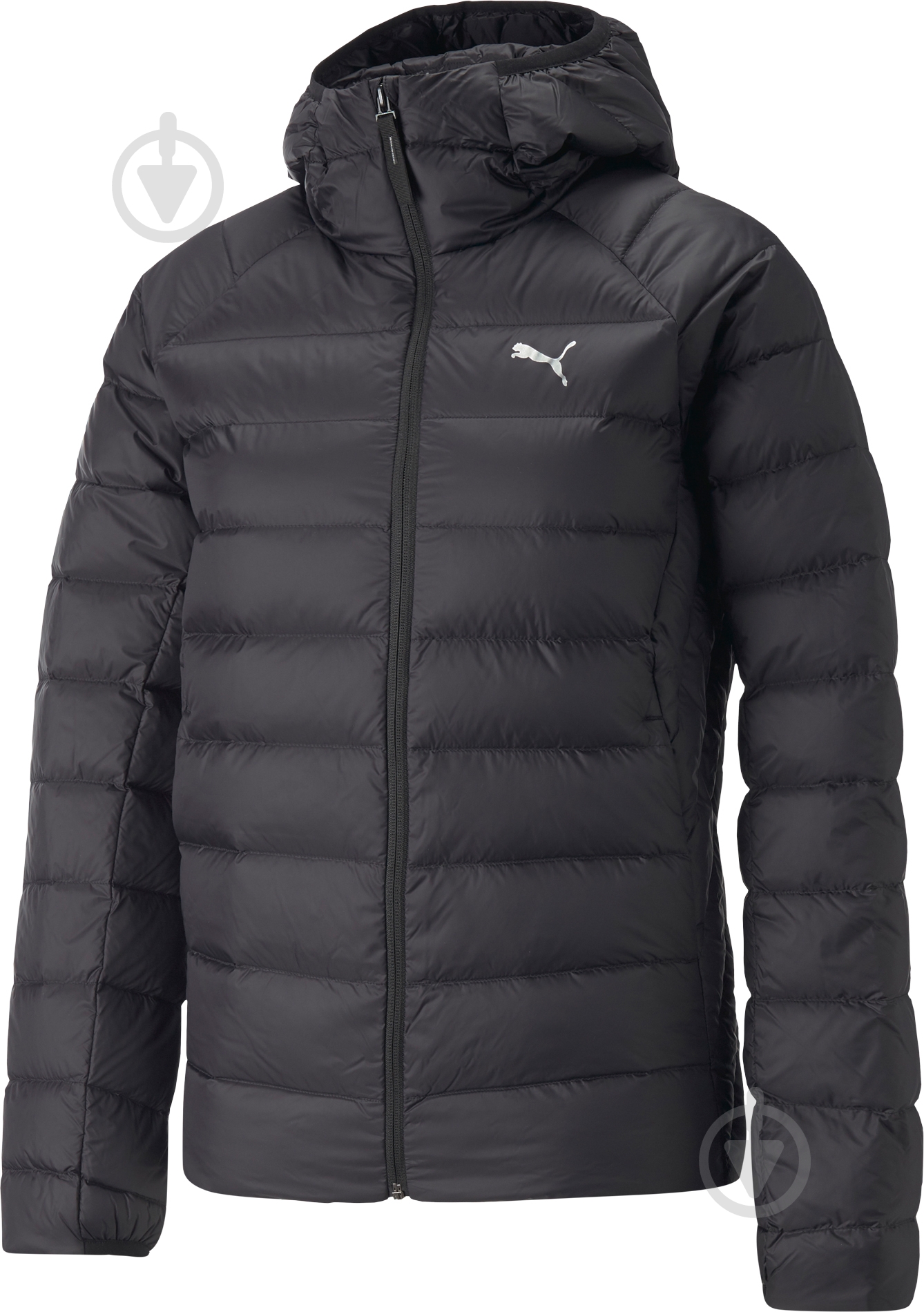 Пуховик жіночий зимовий Puma PACKLITE HOODED DOWN JACKET 84940701 р.XL чорний - фото 1