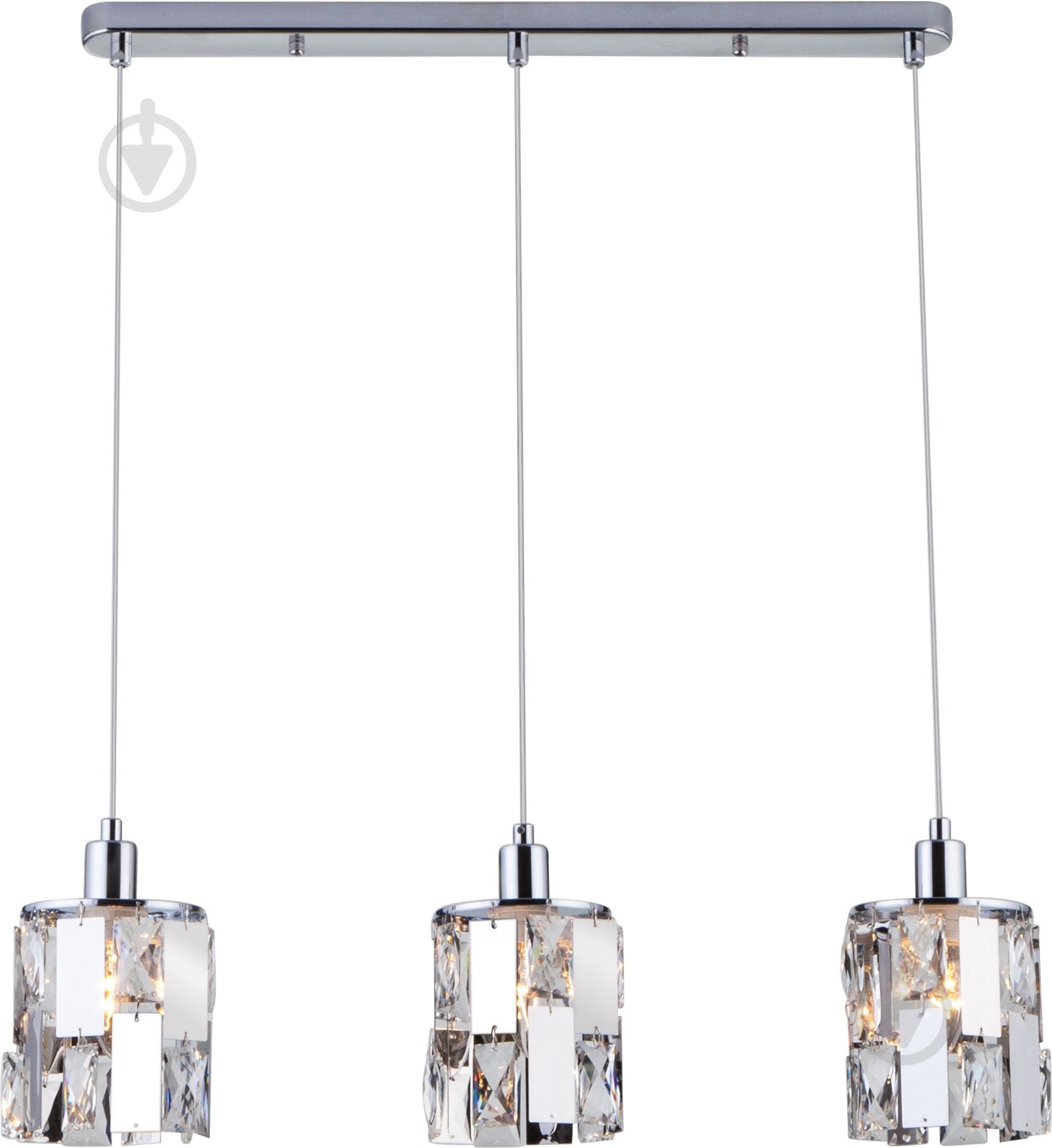 ВИТРИНА! Подвес Strotskis Scoppio 3x60 Вт E14 хром 50101/3 (хром) - фото 1 ВИТРИНА! Подвес Strotskis Scoppio 3x60 Вт E14 хром 50101/3 (хром) - фото 1