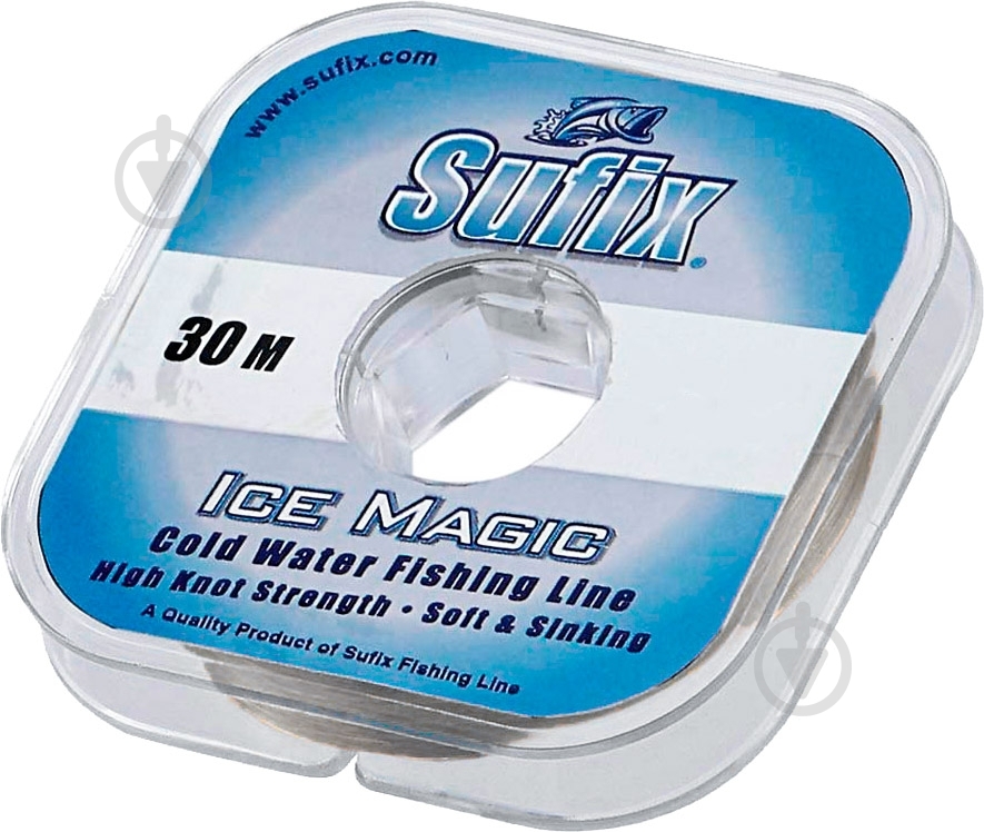 Леска  Sufix Ice Magic 30M+Pvc 30м 0.225мм 4.4кг - фото 1