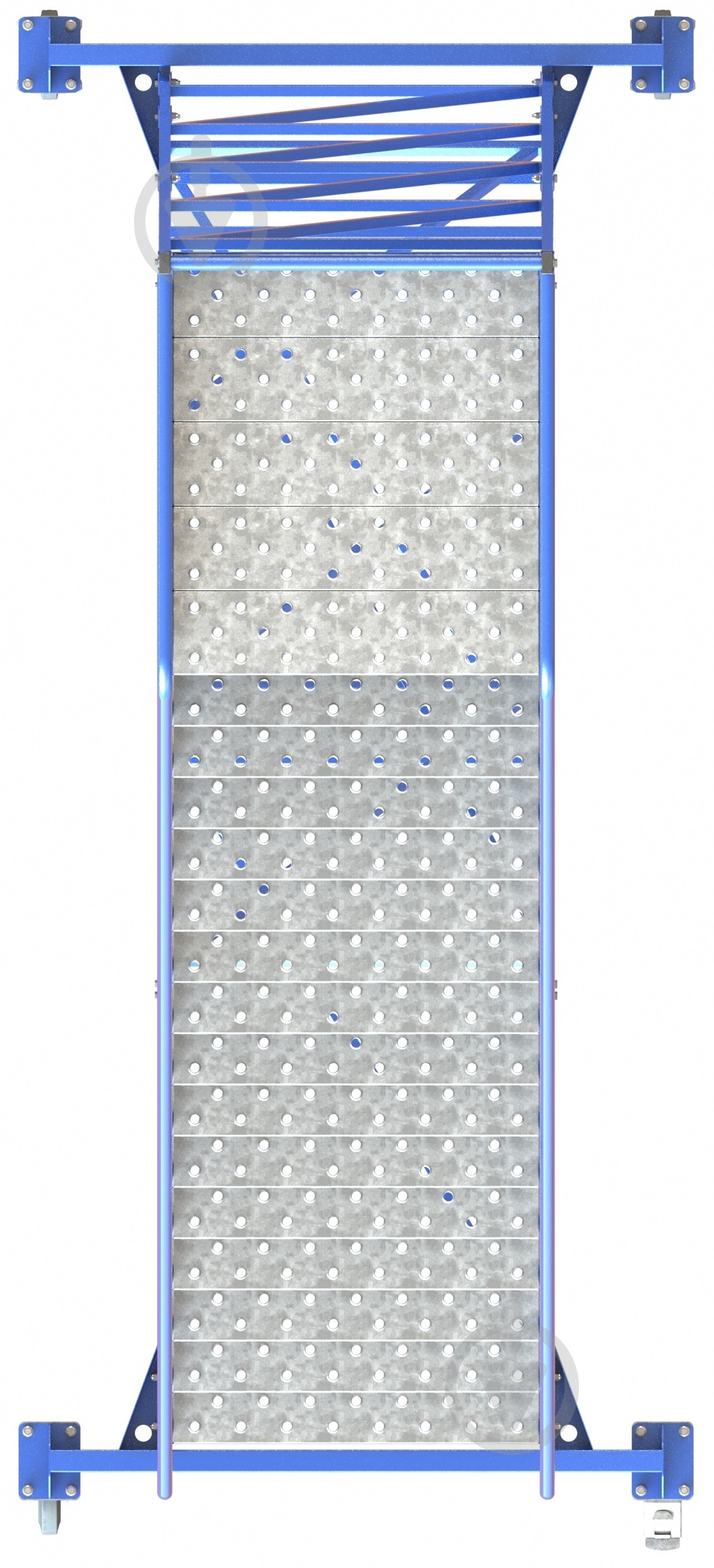 Лестница передвижная SHLM с полкой 4000 мм SHLM1040000160 - фото 3