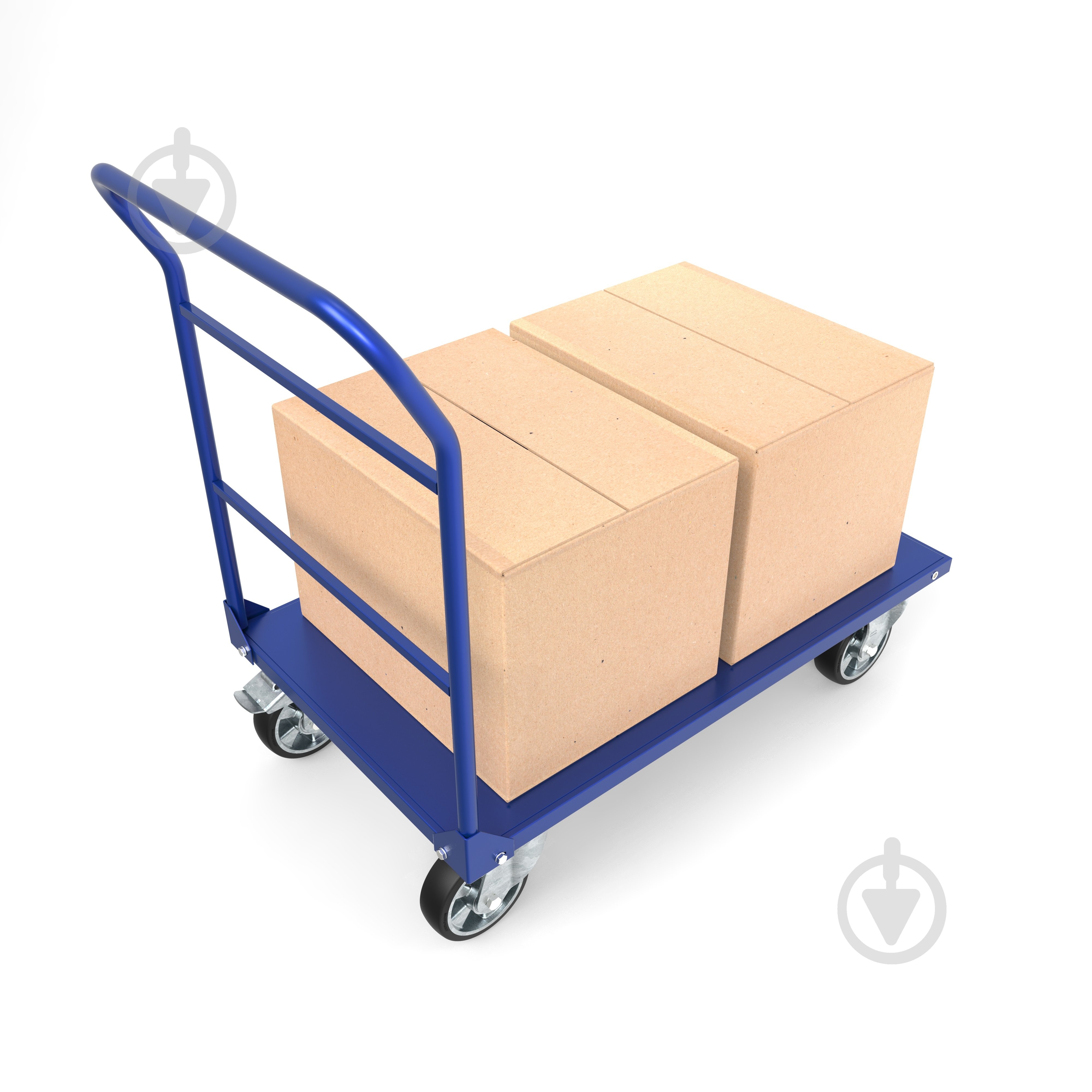 Тележка платформенная 1000х500-d125 мм STOREHOUSE SHVV-2-1 - фото 2 Тележка платформенная 1000х500-d125 мм STOREHOUSE SHVV-2-1 - фото 2