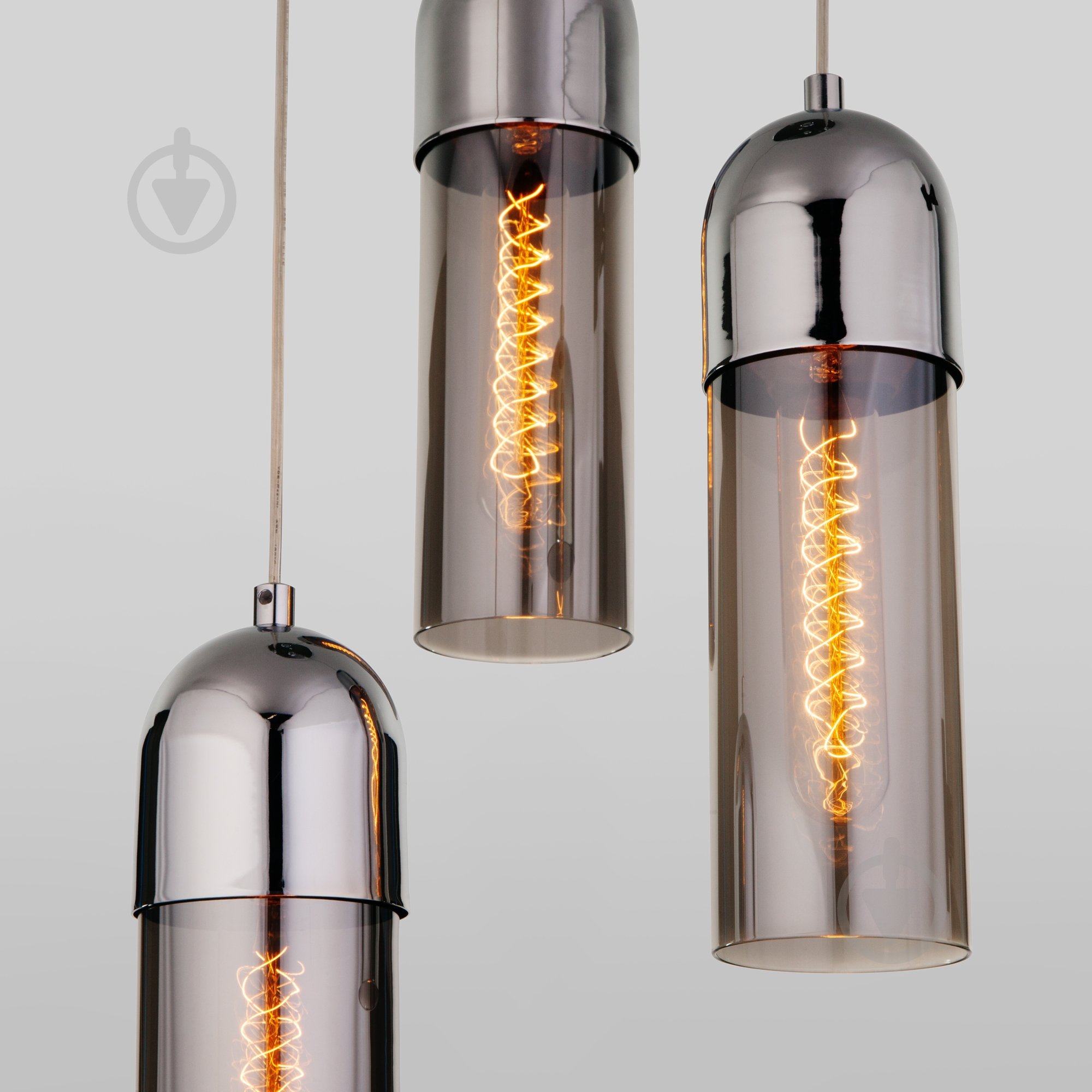 ВИТРИНА! Подвес Strotskis Airon 3x40 Вт E27 дымчатый 50180/3 (димчатий) - фото 3 ВИТРИНА! Подвес Strotskis Airon 3x40 Вт E27 дымчатый 50180/3 (димчатий) - фото 3