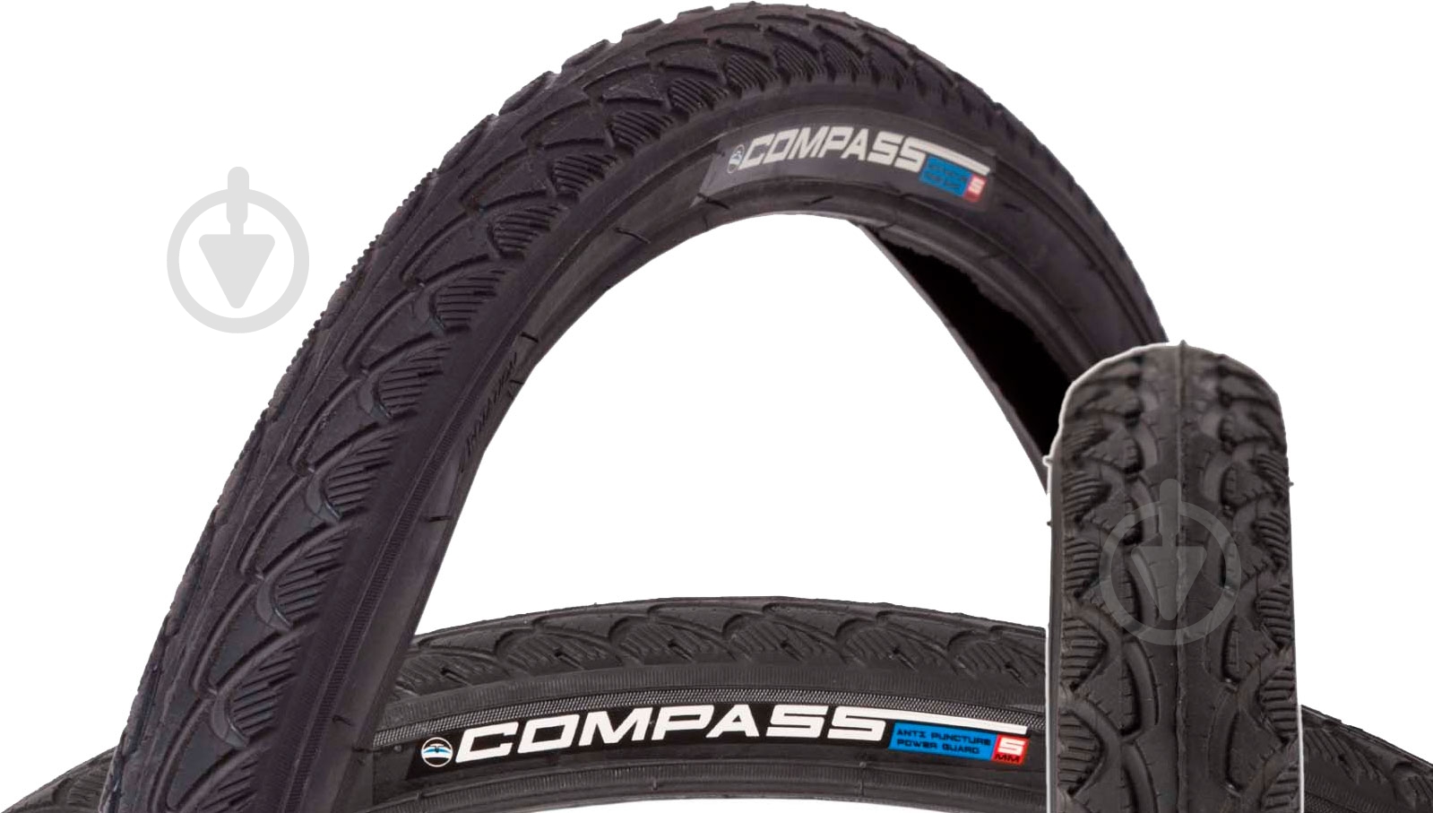 Велопокрышка Wanda 26*2.0 P1128 черный - фото 1