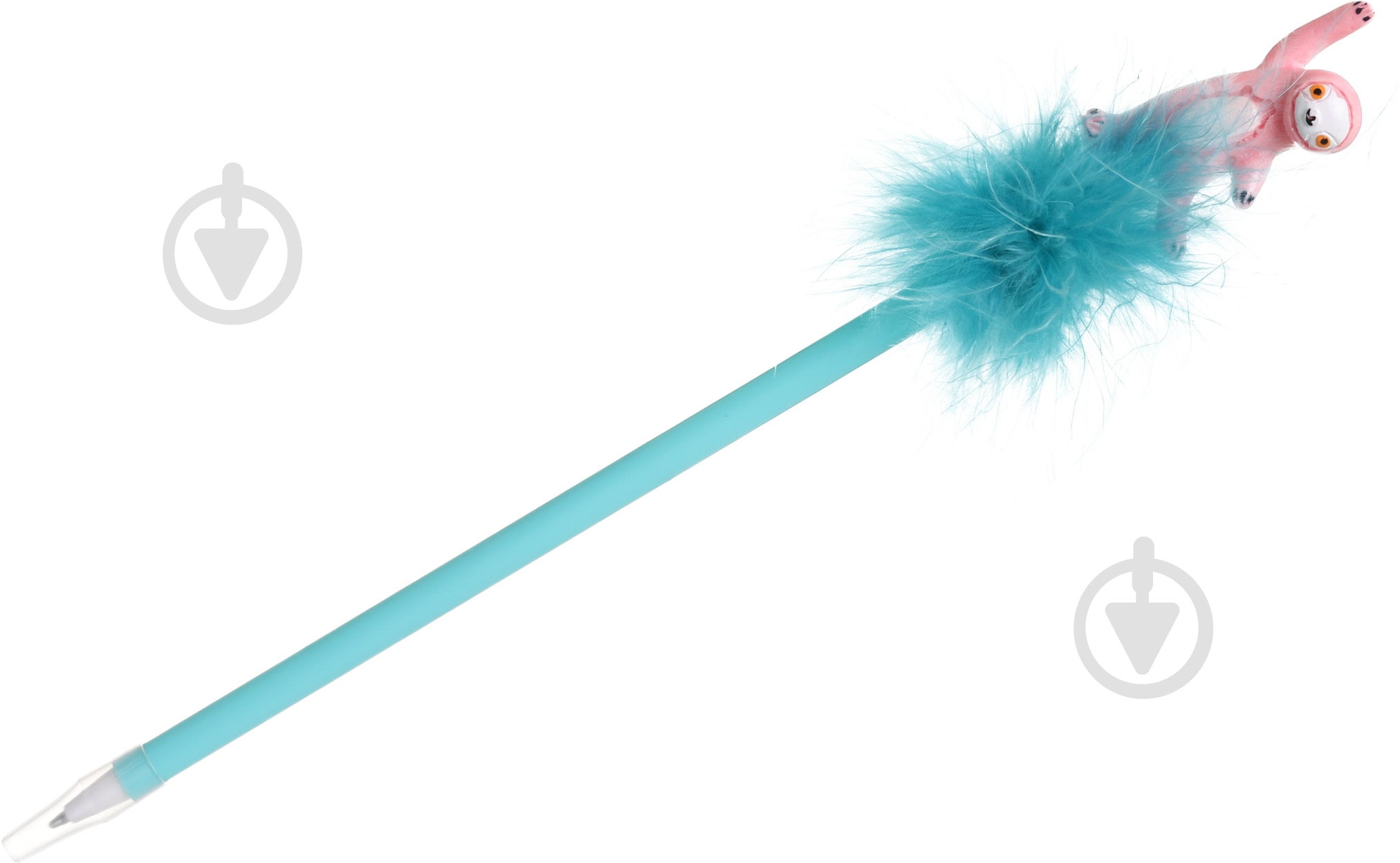 Ручка шариковая Nota Bene с пушком Ленивец - фото 1