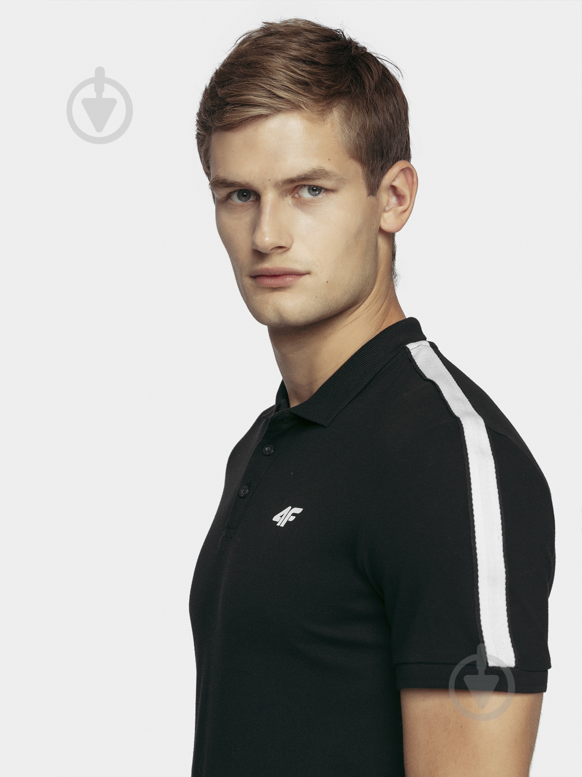 Поло 4F D4L20-TSM314-20S р.L серый - фото 2