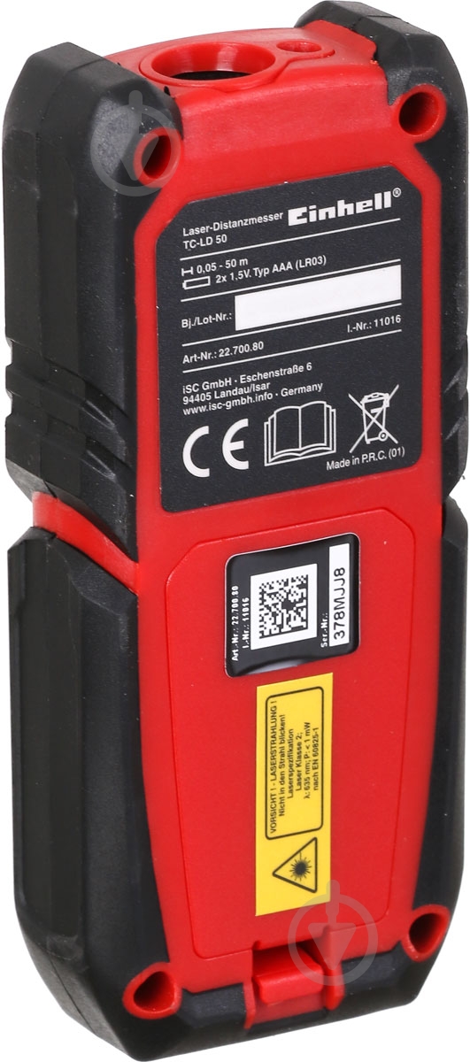 Дальномер лазерный Einhell TC-LD 50 2270080 - фото 3