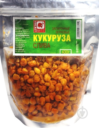 Кукуруза запаренная Rocket Baits 400 г слива - фото 1 Кукуруза запаренная Rocket Baits 400 г слива - фото 1