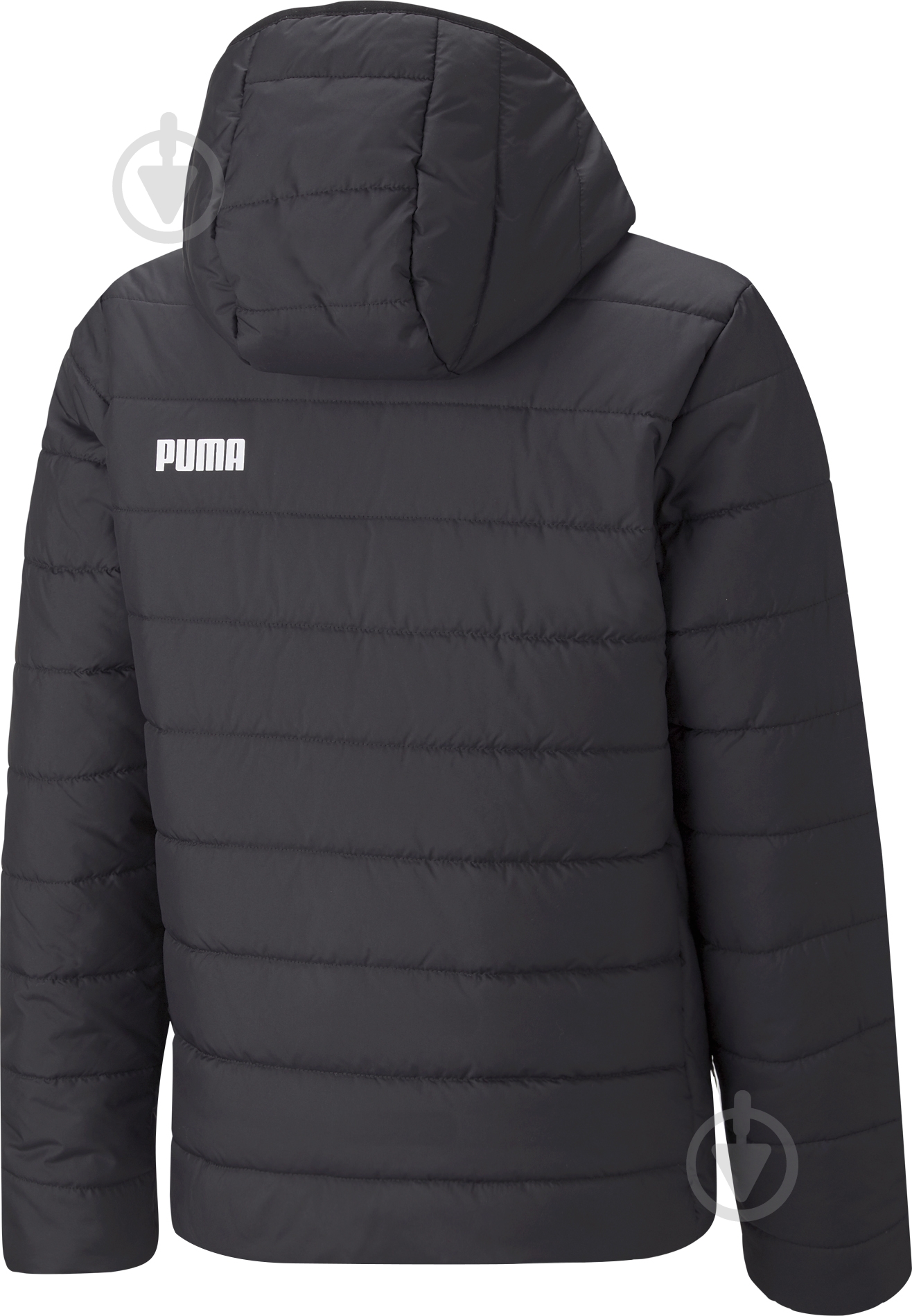 Куртка для мальчиков демисезонная Puma ESS HOODED PADDED JACKET 67055901 р.116 черная - фото 2