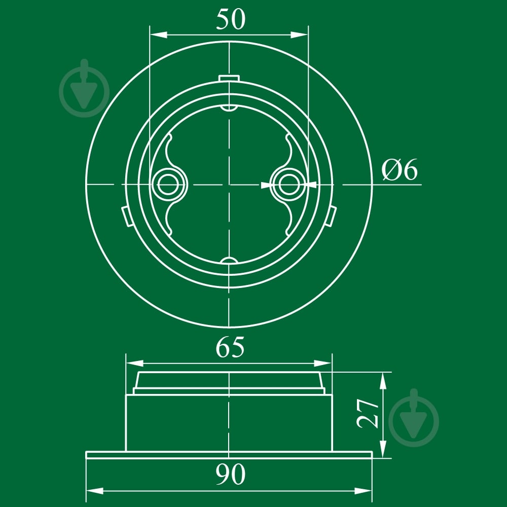 Крепеж Z 181-211 G2 d50 мм хром - фото 3