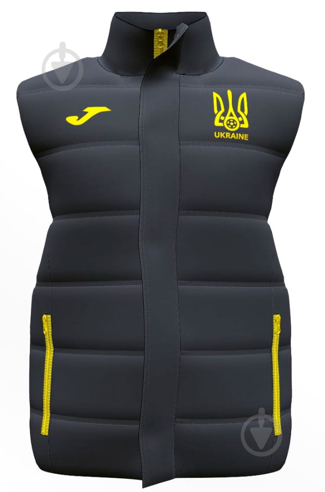 Жилет формы сборной Украины 2021 Joma FED. FUTBOL UCRANIA AT102373A159 р.M серый - фото 1