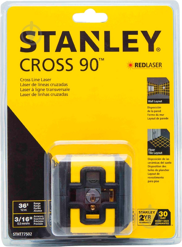 Уровень лазерный Stanley Cross90® Red Beam STHT77502-1 - фото 6 Уровень лазерный Stanley Cross90® Red Beam STHT77502-1 - фото 6
